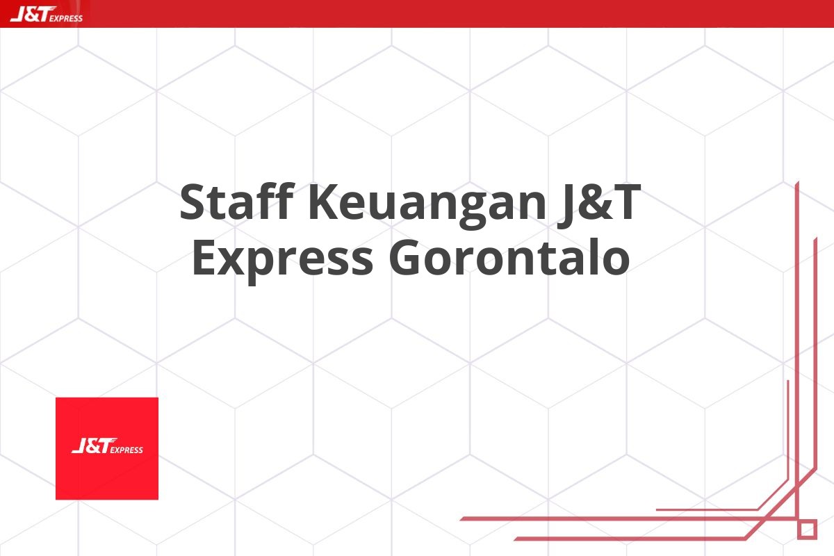 Staff Keuangan J&T Express Gorontalo
